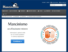 Tablet Screenshot of mancinismo.info